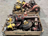Diverse used spare-parts  Wielnaven, asstompen, assen, diversen