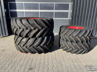 Wheels, Tyres, Rims & Dual spacers Trelleborg 650/65R38 en 540/65R28 TM800 + Fendt velgen