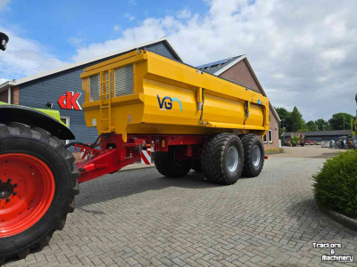 Dumptrailer VGM Everest 22 met hydraulische shuifschotten
