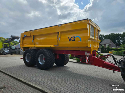 Dumptrailer VGM Everest 22 met hydraulische shuifschotten