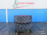 Wheels, Tyres, Rims & Dual spacers Fendt 2x650/75R38 MICHELIN Fendt 10 gaats 60%