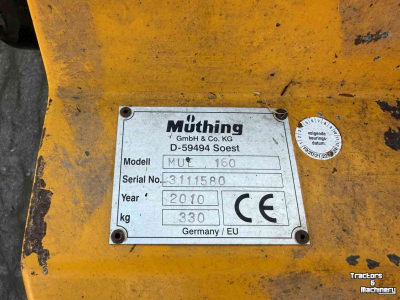 Flail mower  Münthing MUE 160