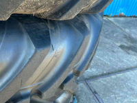 Wheels, Tyres, Rims & Dual spacers Michelin 480/80R26 XMCL op 12 gaats JCB velgen