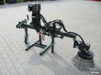 Weed brusher Hofstede Onkruid borstel 3 punt of met model Giant aankoppeling