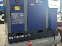Mobile compressor Airpress APS 15 CombiDry X schroefcompressor