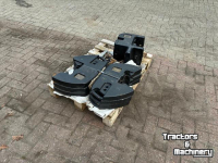 Frontweights Case Case IH 6 x 45 KG Frontgewichten + Middentrekhaak