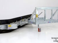Rubber yard scraper Qmac 240 MECH SCHUIN + HOEK FUCHS BORD
