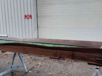 Conveyor  Transportband vlakke band / flat belt conveyor belt / flachband förderband 4100X540 mm