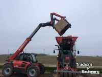 Bulk box tipper Vegniek RM350 vooroverkantelaar