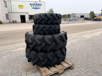 Wheels, Tyres, Rims & Dual spacers Mitas 360/70R24 & 240/70R16 Set Wielen