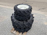 Wheels, Tyres, Rims & Dual spacers Mitas 360/70R24 & 240/70R16 Set Wielen