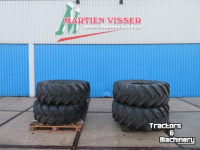 Wheels, Tyres, Rims & Dual spacers JCB 480/80R26 MICHELIN SET TM 420