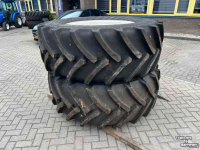 Wheels, Tyres, Rims & Dual spacers Mitas 650/65R38 incl. vaste NH velg set