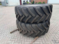 Wheels, Tyres, Rims & Dual spacers Mitas 650/65R38 incl. vaste NH velg set