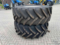 Wheels, Tyres, Rims & Dual spacers Mitas 650/65R38 incl. vaste NH velg set