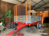 Dumptrailer Agromet mestverspreider 4 ton