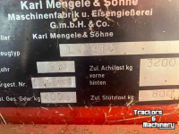 Self-loading wagon Mengele lw 310 opraapwagen