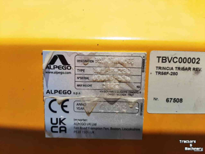 Flail mower Alpego TR56F