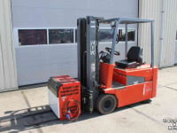Forklift Nyk FBT18P-50BC-430M elektrische heftruck driewieler Nichiyu forklift gabelstapler