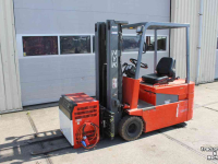 Forklift Nyk FBT18P-50BC-430M elektrische heftruck driewieler Nichiyu forklift gabelstapler