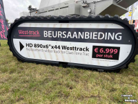 Tracks and driveline West-track Claas 890x6"x44 HD rubber rups track gummiraupe 35"