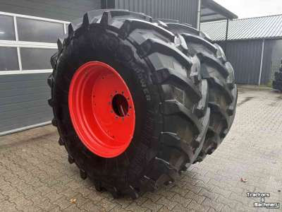 Wheels, Tyres, Rims & Dual spacers Trelleborg 650/85R38 TM900 90%