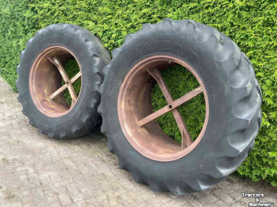 Wheels, Tyres, Rims & Dual spacers Good Year 18.4 - R38 dubbellucht diversen