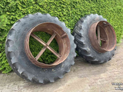 Wheels, Tyres, Rims & Dual spacers Good Year 18.4 - R38 dubbellucht diversen