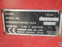 Mini-Excavator Takeuchi TB108 minigraver mini micro graafmachine
