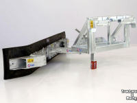 Rubber yard scraper Qmac 180 MECH SCHUIN+HOEK THALER KNIKLAD