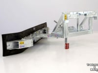 Rubber yard scraper Qmac 180 MECH SCHUIN+HOEK THALER KNIKLAD