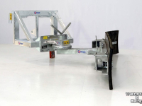 Rubber yard scraper Qmac 180 MECH SCHUIN+HOEK THALER KNIKLAD