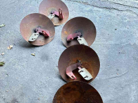 Diverse used spare-parts Grimme 5 stuks bolle schijven 45 cm