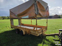 Ramp trailer Kersten 4t kuip dieplader 550x198cm oprijwagen