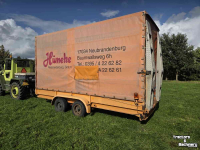 Ramp trailer Kersten 4t kuip dieplader 550x198cm oprijwagen