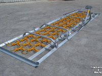 Pasture harrow Qmac WEIDESLEEP 5M-3RIJ - MECHANISCH