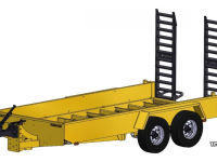 Ramp trailer Harcon KOW 8000