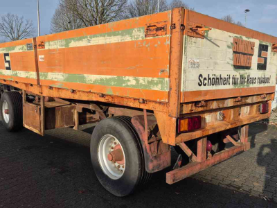 Agricultural wagon  Landbouwwagen plattewagen aanhanger balenwagen