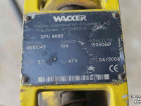 Vibrating plates Wacker DPU6055 trilplaat met Hatz 1D81S dieselmotor trilblok (staat DPU6555 op)