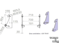 Other earthmoving and heavy equipment and accessories Qmac HAKENSET: AHLMAN AZ 6 T/M AZ 85 STD