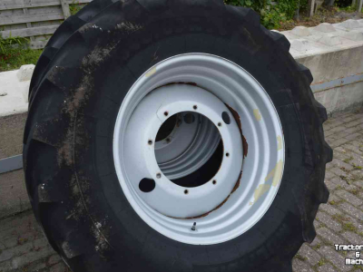 Wheels, Tyres, Rims & Dual spacers Michelin 540/65r30