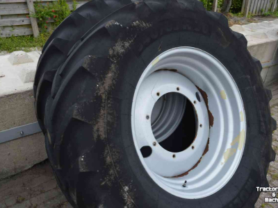 Wheels, Tyres, Rims & Dual spacers Michelin 540/65r30