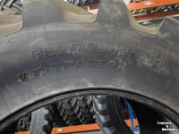 Wheels, Tyres, Rims & Dual spacers Bridgestone 620/70R42 VX-Tractor demo