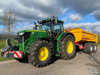 Tractors John Deere 6175R Tractor 220 Pk + Gronddumper Tandemasser (22 ton)