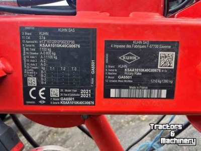 Rake Kuhn GA 6501      dubbele hark