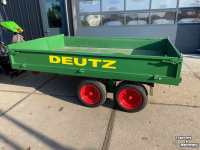 Dumptrailer Deutz 3 tons Kipwagen kiepwagen kipper kieper tandemas met kenteken