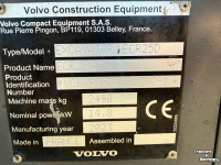 Excavator tracks Volvo ECR25D rupskraan