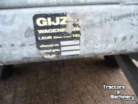 Car trailer up to 3500 Kg  Gijsen schuifzeil aanhanger