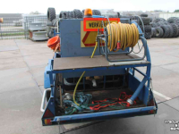 Car trailer up to 3500 Kg  Spuitaanhanger enkelas met IBC watertank en slanghaspels