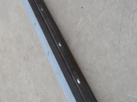 Rubber yard scraper Qmac FRAMEBALK 2.00 / 2.10 RECHT